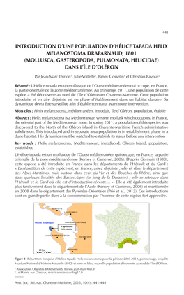 Introduction D'une Population D'hélice Tapada