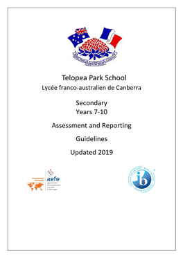 Secondary Years 7-10 Assessment and Reporting Guidelines Updated