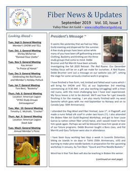 September 2019 Newsletter