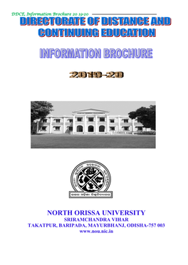 DDCE-Information Brochure-2019-20