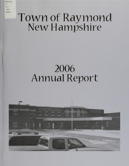 Annual Report of the Town of Raymond, New Hampshire