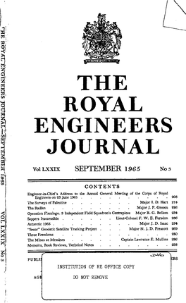 Royal Engineers Journal