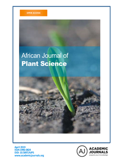 African Journal of Plant Science