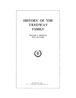 History of the Tredway Family