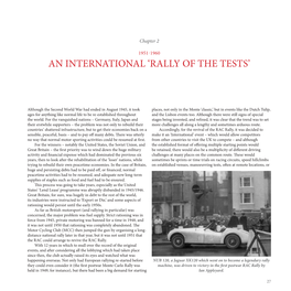 An International 'Rally of the Tests'