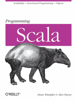 Programming Scala