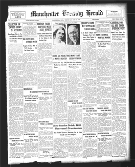 Colleaor of ENHELD SHORT in O T N T S BRITAIN FACES RUPTURE with RUSSSOVIETS LEAGUE's HAND MAY APPEAR in TACM-ARICA CARDINALS