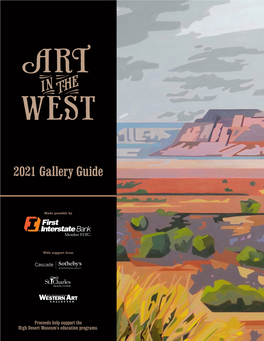 To View 2021 Gallery Guide