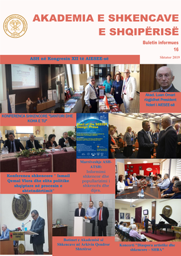 Buletin Nr. 16, Shtator 2019