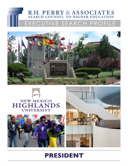 President Executive Search Profile