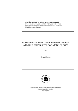 Ume University Medical Dissertations