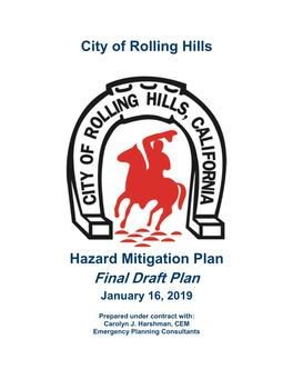 City of Rolling Hills Hazard Mitigation Plan
