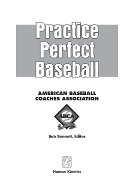 Practice Perfect Baseball
