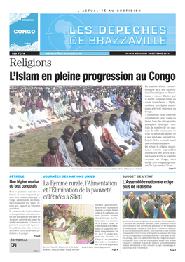 L Islam En Pleine Progression Au Congo