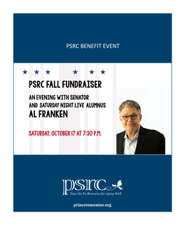 PSRC FALL FUNDRAISER Al Franken