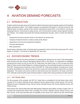 4 Aviation Demand Forecasts