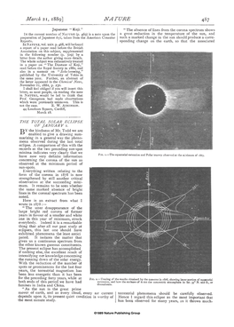 The Total Solar Eclipse of January 1