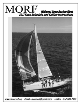 MORF 2011 Race Book 2011 Columbia Yacht Club Beer Can Race Schedule