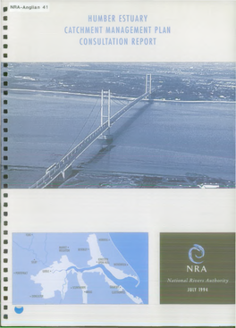 Humber Estuary Catchment Management Plan Consultation Report the Nra's Vision for the Humber Estuary