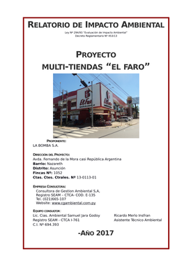 Multi-Tiendas “El Faro”