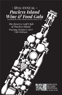 Pawleys Island Wine & Food Gala