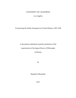 Mazumder Dissertation Final