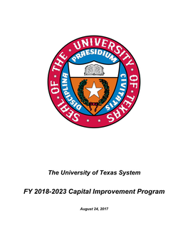 FY 2018-2023 Capital Improvement Program