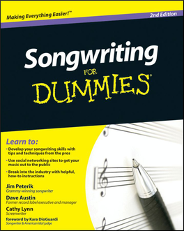 Songwriting for Dummies, Second Edition