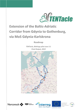Extension of the Baltic-Adriatic Corridor from Gdynia to Gothenburg, Via Mos Gdynia-Karlskrona