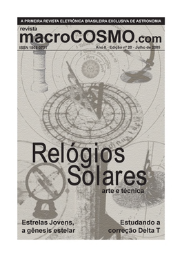 Revista Macrocosmo.Com ISSN 1808-0731 Ano II - Edição N° 20 - Julho De 2005 8