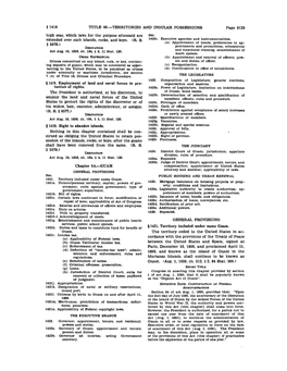 United States Code: Guam, 48 U.S.C. §§ 1421-1426 (1964)