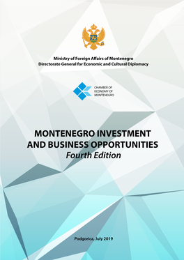 MONTENEGRO INVESTMENT and BUSINESS OPPORTUNITIES Fourth Edition