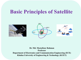 Basic Principles of Satellite