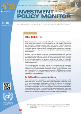 Investment Policy Monitor