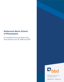 Settlement Music School of Philadelphia