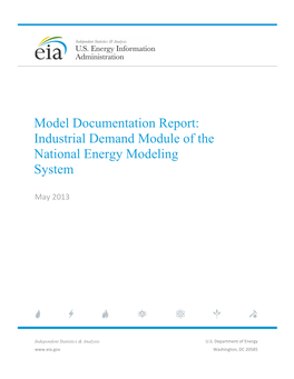 Industrial Demand Module of the National Energy Modeling System