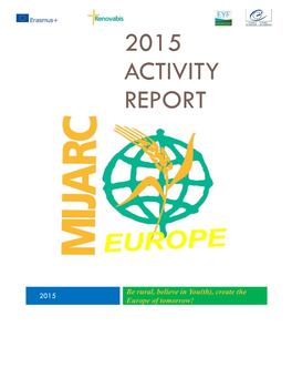 2015 Activity Report 2015 Activity Report