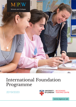 International Foundation Programme