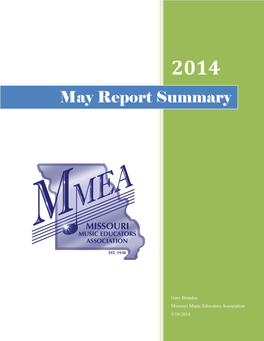 May Report Summary