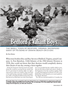 Bedford's Valiant Boys