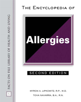 ENCYCLOPEDIA of ALLERGIES Second Edition