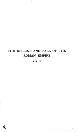 Of the Roman Empire