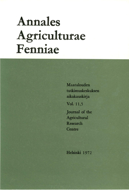 Annales Agriculturae Fenniae