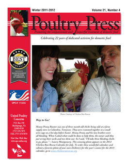 UPC Winter 2011-2012 Poultry Press