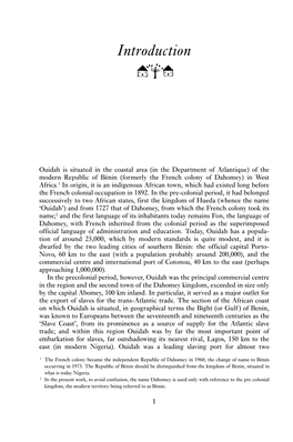 Ouidah: the Social History of a West African Slaving 'Port', 1727–1892