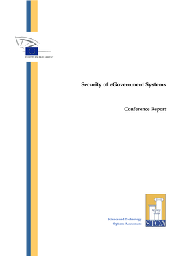Security of Egovernment Systems