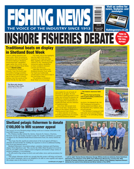 Traditional Boats on Display in Shetland Boat Week