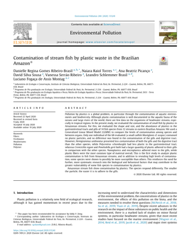 Contamination of Stream Fish by Plastic Waste in the Brazilian Amazon