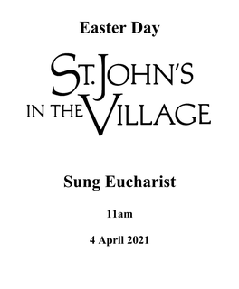 Easter Day Sung Eucharist