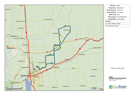 Mabel Bush Route Distance 46.31 Km Route Duration 77 Minutes Route Type Daily Route Group Invercargill North Last Modified 30 Sep 2009 Schools A